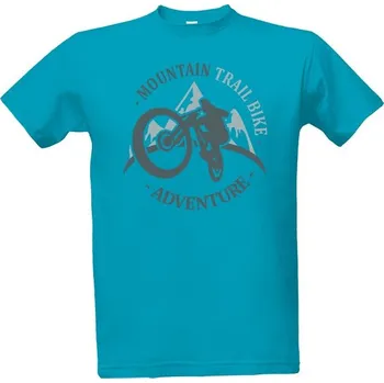 Tričko s potiskem Trail bike adventure pánské