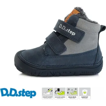 Dětská treková obuv D.D.Step D.D. step chlapecká zimní obuv W073-29 Barva: modrá, Velikost: 22