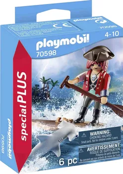 Stavebnice Playmobil Playmobil Special Plus 70598 Pirát s vorem a žralokem kladivounem