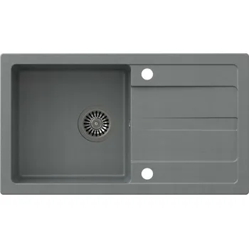 Granitový dřez QUADRON VIVARO 130/ŠEDÁ