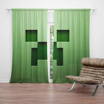 Závěs Sablio Závěs Minecraft 150 x 250 cm 2 ks