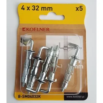 Hmoždinka BL-hmoždinka kov pr.8+skoba 4-10 á5ks