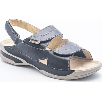 Dámské sandále MEDISTYLE zdravotní dámský sandál LUCY -hallux Barva: Černá, Velikost EU: 36