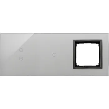 Elektrická zásuvka SIMON DSTR3310/72 Moduly s dotykovým panelem 3 bouřková/antracit