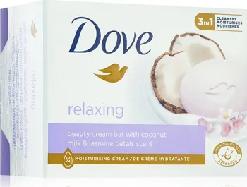 Mýdlo DOVE Relaxing čisticí tuhé mýdlo Coconut milk & Jasmine petals 90 g