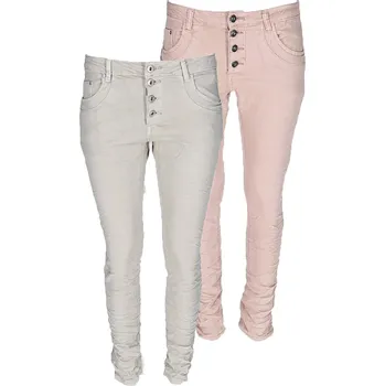 Dámské džíny Place du Jour 90074 kalhoty SLIM/105853 barva: camel, velikost: 36