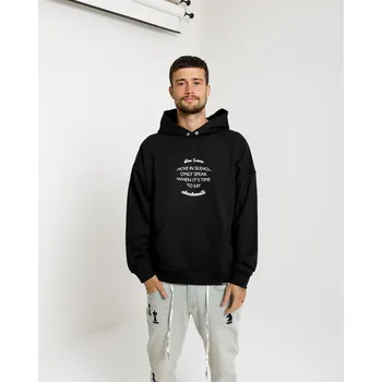 Pánská mikina Don Lemme Unisex Mikina Silence - black Velikost: M