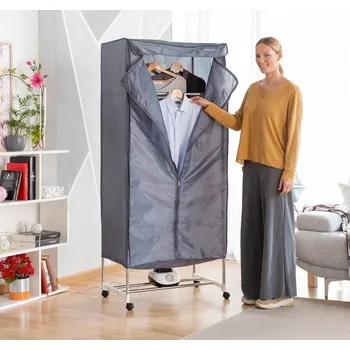 Sušák na prádlo Recenze InnovaGoods Porthayer přenosný elektrický sušák 70 x 160 x 45 cm