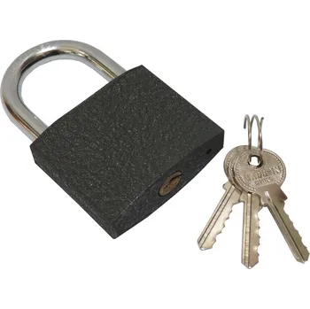 Visací zámek Toptrade Zámek visací černý 25 mm 603021