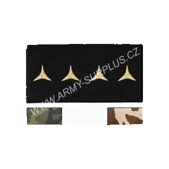 Nášivka NAVYS Nášivka hodnost kapitán AČR malá Provedení: pouštní maskáč
