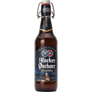 Pivo Hacker Pschorr Keller Bier 12° 0,5 l sklo