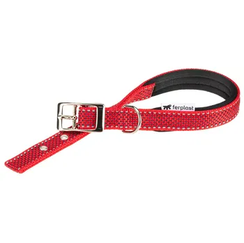 Obojek pro psa Ferplast Daytona Deluxe reflexní červený 45 cm/25 mm
