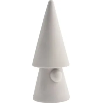 Vánoční dekorace Keramická dekorace Santa Evert Light Grey 15 cm