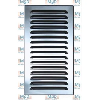 Větrací mřížka Mřížka Al bez barvy 190x340