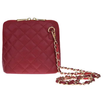Kabelka NovaKabelka.cz Kožená italská crossbody kabelka Giulia Rossa Scura