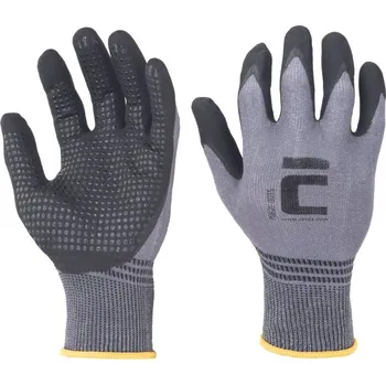 Pracovní rukavice ČERVA EXPORT IMPORT a.s. POZON DOTS Pracovní Rukavice Povrstvené, Šedé, Vel 9