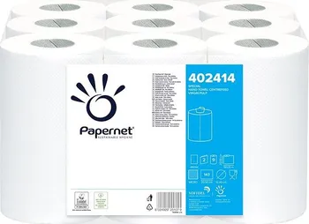 Papírový ručník Papernet Mini ručníky na roli 2vrstvé bílé 0,2 x 50 m 9 ks