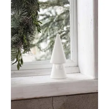 Vánoční dekorace Keramická dekorace Santa Evert White 15 cm