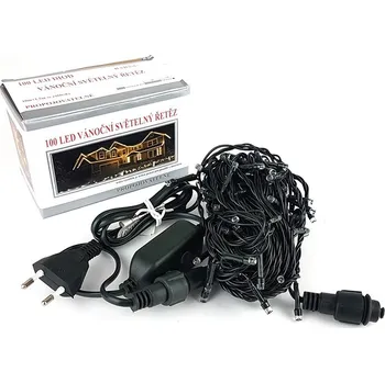 Vánoční dekorace VOR 10M Záblesk-N - 10m dekorační světelný LED řetěz se záblesky, nekonečné napojování, svit bílá studená a bílá teplá Barva: Bílá studená