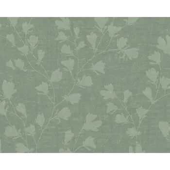 Tapeta Vliesová tapeta listy zelená 387473 / Tapety na zeď 38747-3 Nara (0,53 x 10,05 m) A.S.Création
