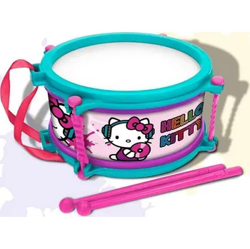Hračka pro nejmenší Hudební hračka Buben Hello Kitty Modrá Růžová (16 cm)