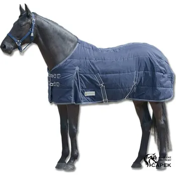 Deka pro koně Stájová deka Waldhausen -ECONOMIC ST 100G- - Tmavě modrá - 125cm