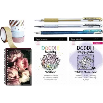 Kosmetická sada Dárková sada krasopsaní s fotoalbem 8ks