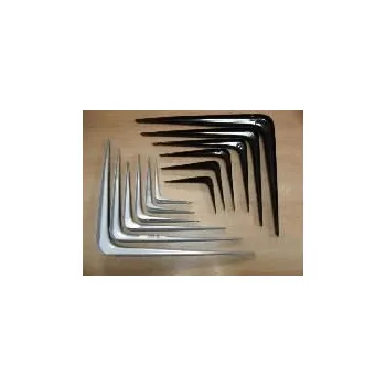 Dveřní kování Konzola 300x350 šedá (stříbrná)