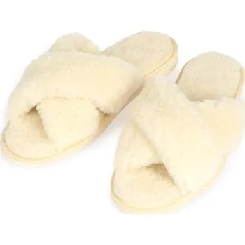 Dámské pantofle Dámské papuče s ovčí vlnou Krosky 43