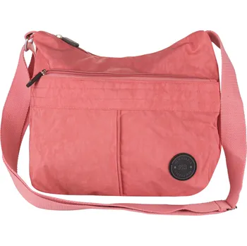 Kabelka Dámská taška New Rebels Crincle Top Zip Soft Pink růžová