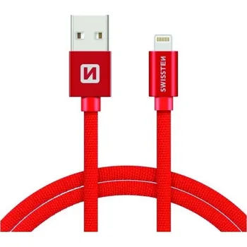 Datový kabel Lightning pro iPhone 2m červený