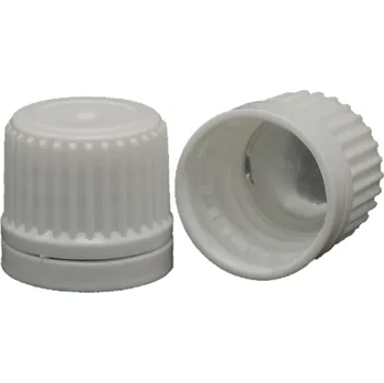 Plastový uzávěr GL 18 bílý s garančním kroužkem a hliníkovou vložkou Počet kusů v balení: 1
