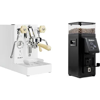 Kávovar Lelit Mara PL62X V2, white + Rancilio STILE, black
