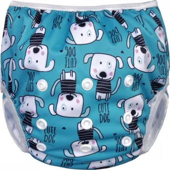 Kojenecké plavky T-TOMI Kojenecké plenkové plavky Dogs modré uni