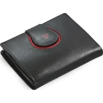 Peněženka Černá dámská kožená peněženka Amanda