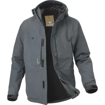 Rybářské oblečení Bunda Geoff Anderson Barbarus Asimi Tmavě Šedá Velikost 2XL