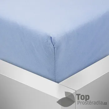 Prostěradlo Jersey prostěradlo 160x200 Premium - Nebeská modř