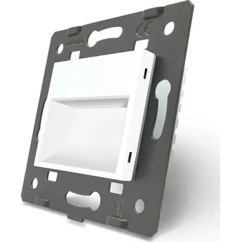 Elektrická zásuvka LIVOLO Schodišťové osvětlení 230V – modul bílý