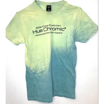 Chlapecké tričko batikovane_tricko_detske_menici_barvu_tyrkysovou_na_zlutou velikost: 116