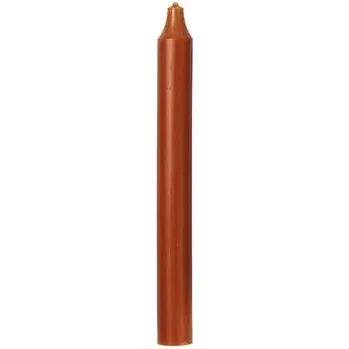 Svícen Krátká svíčka průměr 2,1 cm doba hoření 8 h Broste RUSTIC - terracotta