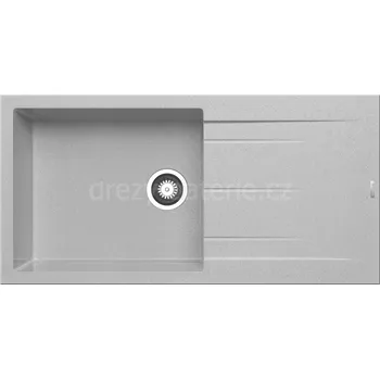 Granitový dřez Granitový dřez Pyramis ALAZIA (100x50) 1B 1D šedá