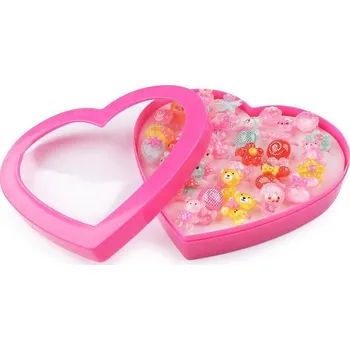 Hračka pro nejmenší Dětské prstýnky plastové 1 ks Ovoce