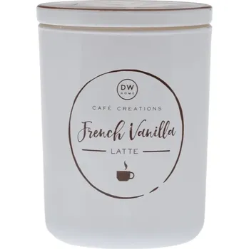 Svíčka DW HOME Vonná svíčka ve skle French Vanilla Latte, velká