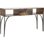 Konzolový stolek Mauro Ferretti Taran z akáciového dřeva, 130x40x80 cm