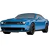 3D puzzle Ravensburger 112838 Dodge Challenger SRT Hellcat Widebody 108 dílků