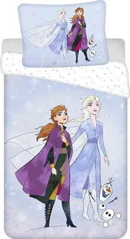 Ložní povlečení Jerry Fabrics Frozen 2 Adventure 140 x 200, 70 x 90 cm zipový uzávěr