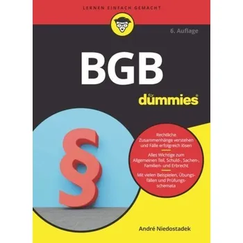 BGB für Dummies - Niedostadek, André [DE] (2021, Měkká, Wiley-VCH GmbH)