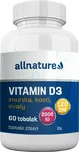 Allnature Vitamín D3 2000 iU 60 tob.