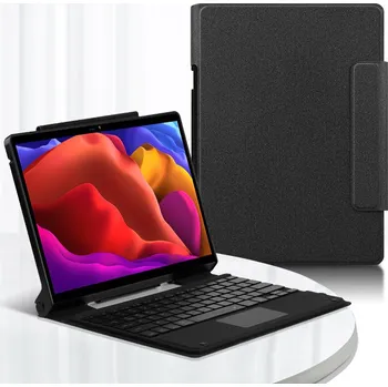 Pouzdro na tablet Luxusní Pouzdro Na Lenovo Yoga Tab 13 S Klávesnicí Barva: Černá