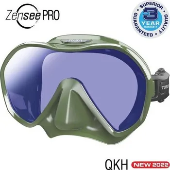 Potápěčská maska Maska Zensee Pro Tusa, TUSA olivová